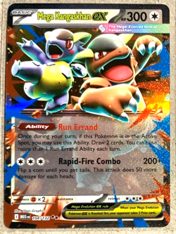 Pokemon TCG - Mega Evolution (English) Mega Kangaskhan EX 104/132 - Image 1