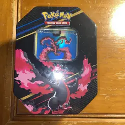 Pokemon TCG Crown Zenith Tin Galarian Moltres Four Packs New Factory Sealed - Image 1