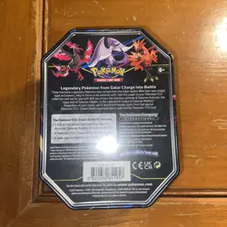 Pokemon TCG Crown Zenith Tin Galarian Moltres Four Packs New Factory Sealed - Image 3