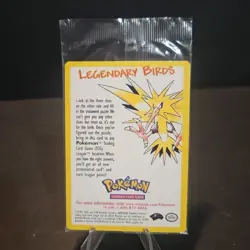 POKEMON 1 LEGENDARY BIRDS BLACK STAR PROMO PACK SEALED ZAPDOS - Image 1