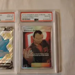 Pokemon PSA 10 bundle Arcanine ex, Giovanni's exile, Ditto V - Image 3