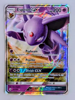 Espeon GX 61/149 SM Base Set Holo Pokemon TCG NM - Image 1