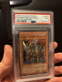 Yu-Gi-Oh Gilford The Lightning CT2-EN001 Secret Rare Limited Edition LP PSA 9 MT - Image 1