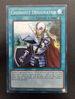 Crossout Designator Super Rare RA02-EN063 1st Edition - Image 1