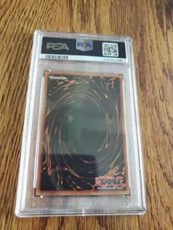 2002 Yugioh LOB-055 Sparks Legend of Blue Eyes 1st Edition PSA Gem Mint 10 - Image 2