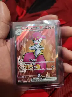 Medicham ex 161/142 Stellar Crown Ultra Rare Full Art Holo Pokemon Card - Image 1