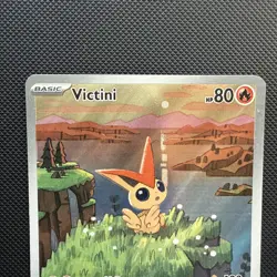 Victini SVP 208 illustration rare Scarlet & Violet Promo Card Holo NM - Image 4