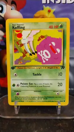 KOFFING Team Rocket POKEMON 1st Edition Non-Holo 2000 Trading Card 58/82 - Image 1