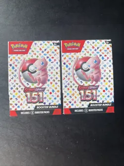 [EMPTY BOXES] Pokemon Card TCG Scarlet & Violet 151 Booster Bundle Lot 2 Boxes - Image 1