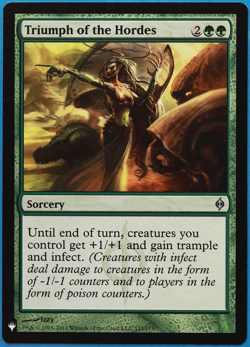 Triumph of the Hordes (Mystery Booster) New Phyrexia NM CARD (503818) ABUGames - Image 1