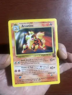 Arcanine Holo 06/53 WOTC Black Star Promo Pokemon Card 2000 LP c563 - Image 1