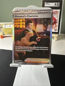 Pokemon Card Giovannis Charisma 204/165 Secret Rare Scarlet Violet Pokemon 151 - Image 1