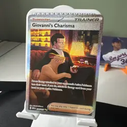 Pokemon Card Giovannis Charisma 204/165 Secret Rare Scarlet Violet Pokemon 151 - Image 4