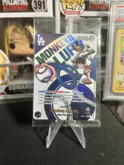 Los Angeles Dodgers One Piece Night 2025 SGA Monkey D Luffy Promo Card EB02-010 - Image 1