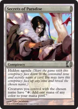 Secrets of Paradise - Light Play MTG Conspiracy - Image 1