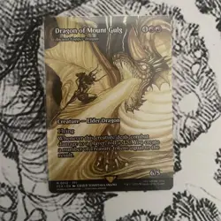 Mtg Showcase Gurg Volcano Red Dragon/Ainshant Copper Dragon English Version - Image 1