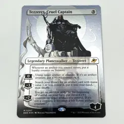 The ruthless Captain, Tezzeret FOIL English Borderless MTG - Image 1