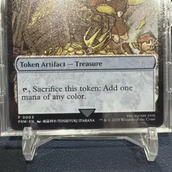 Genuine English version MTG Stainless Steel Token Chocobo Treasure FF Magic War - Image 4