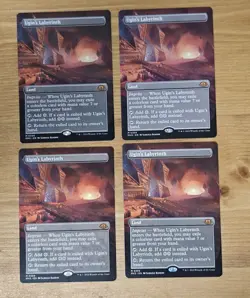 mtg Ugin's Labyrinth Borderless English MH3 4 sheets - Image 1