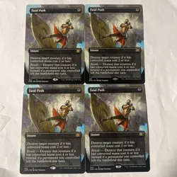MTG Fatal Push 4-Piece Set English Full Art - Image 1
