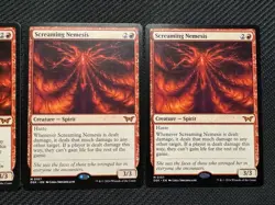 MTG Screaming Nemesis 4-piece set Normal English version 4-piece set - Image 3