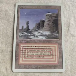 Revised Plateau English version mtg dualland - Image 1