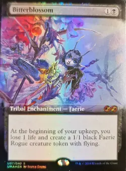Bitterblossom -Foil Near Mint MTG Ultimate Box Toppers - Image 1