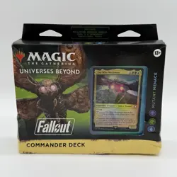 Magic the Gathering Fallout Commander Deck Mutant Menace Wise Mothman Sealed MTG - Image 1