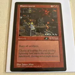 MTG Magic The Gathering - Shatterstorm - Oversize Sorcery 6x9 Harvest SeasonCard - Image 1