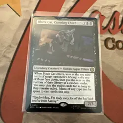MTG Black Cat, Cunning Thief Marvel's Spider-Man Regular #0052 - Image 1