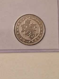 Nidorina Pokemon Rare Vintage Meiji Battle Coin Metal Japanese - 1999 - Image 2