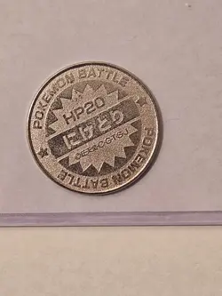 Nidorina Pokemon Rare Vintage Meiji Battle Coin Metal Japanese - 1999 - Image 3