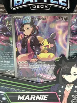 Pokemon TCG Rival Battle Deck Marnie Promo Box - Marnie's Morpeko - Sealed - Image 2