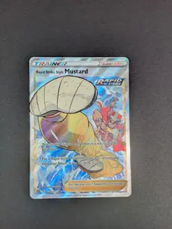 Rapid Strike Style Mustard Pokemon • Ultra Rare • TG27/TG30 Brilliant Stars - Image 1