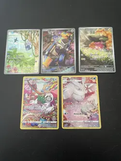 Pokemon Lot Of 5 Trainer Gallery/ Illustration Rares All Near Mint Condition - Image 1