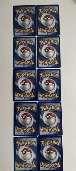 Lot Of 10 Vintage Pokemon Cards - All 2005 Or Earlier - Very Used Condition - Image 2