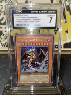 2007 Yugioh Shonen Jump Volume 5 Issue 9 The Wicked Eraser UR LE - CGC 7 - Image 1