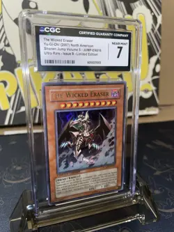 2007 Yugioh Shonen Jump Volume 5 Issue 9 The Wicked Eraser UR LE - CGC 7 - Image 2