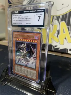 2007 Yugioh Shonen Jump Volume 5 Issue 9 The Wicked Eraser UR LE - CGC 7 - Image 3