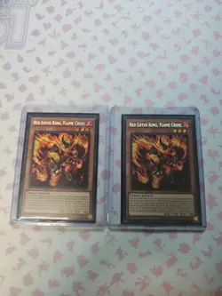 Red Lotus King, Flame Crime - EU Print - Secret - BLTR-EN028 - 1st - NM - YuGiOh - Image 1