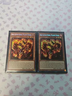Red Lotus King, Flame Crime - EU Print - Secret - BLTR-EN028 - 1st - NM - YuGiOh - Image 2