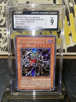 2003 Yugioh Dark Crisis Skull Archfiend of Lightning UR - CGC 9 - Image 1