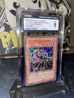 2003 Yugioh Dark Crisis Skull Archfiend of Lightning UR - CGC 9 - Image 2