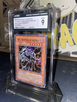 2003 Yugioh Dark Crisis Skull Archfiend of Lightning UR - CGC 9 - Image 3