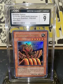 2003 Yugioh Pharaonic Guardian Guardian Sphinx UR - CGC 9 - Image 1