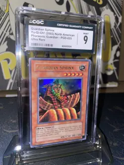 2003 Yugioh Pharaonic Guardian Guardian Sphinx UR - CGC 9 - Image 2