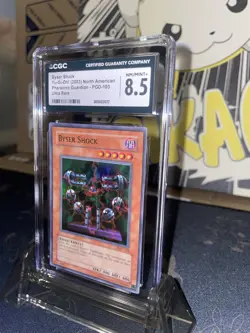 2003 Yugioh Pharaonic Guardian Byser Shock UR - CGC 8.5 - Image 3