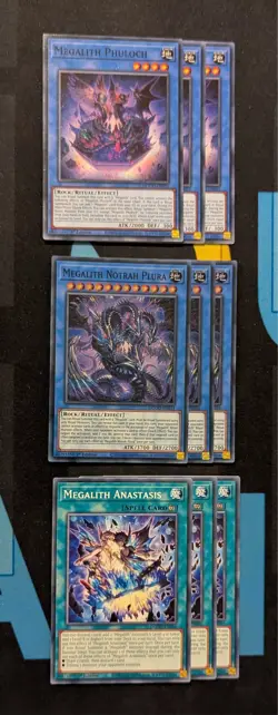 Megalith Deck Core 9 Cards DOOD Doom of Dimensions 1st Ed YuGiOh Bundle - Image 1