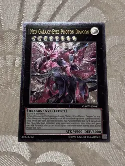 YuGiOh Neo Galaxy-Eyes Photon Dragon Ultimate GAOV-EN041 EURO NM - Image 1
