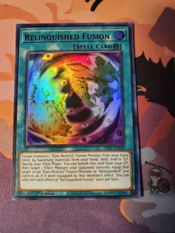 Yugioh! Relinquished Fusion (Purple) - LDS1-EN049 - Ultra Rare - 1st Edition - Image 1